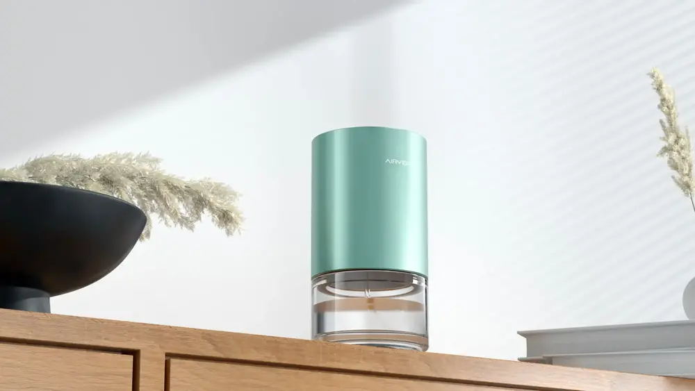 AIRVERSA Wasserlos Aroma Diffuser für Ätherische Öle Scenta AN2 Minze