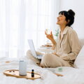 AIRVERSA Wasserlos Aroma Diffuser für Ätherische Öle Scenta AN6 Weiß