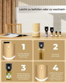 AIRVERSA Wasserlos Aroma Diffuser für Ätherische Öle Scenta Wood Grain