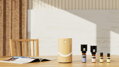 AIRVERSA Wasserlos Aroma Diffuser für Ätherische Öle Scenta Wood Grain