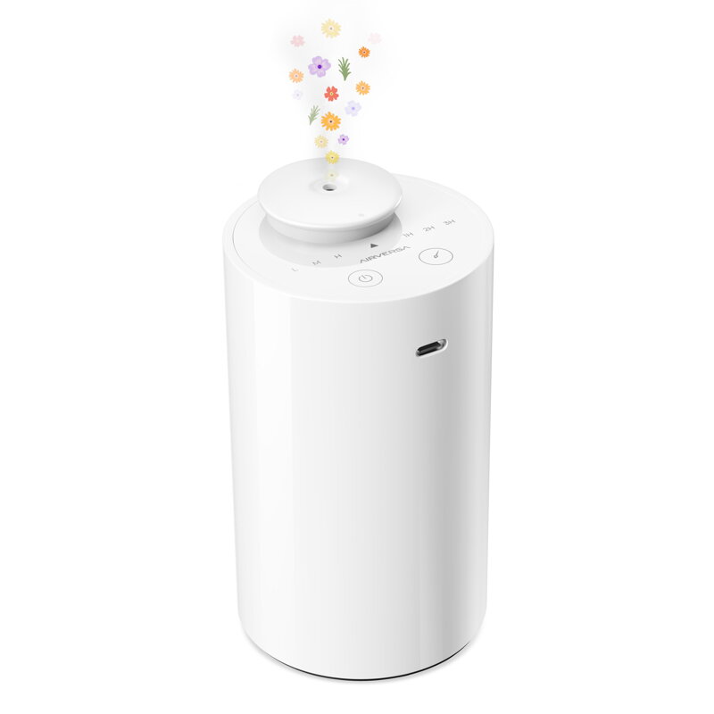 AIRVERSA Wasserlos Aroma Diffuser für Ätherische Öle Scenta AN6 Weiß